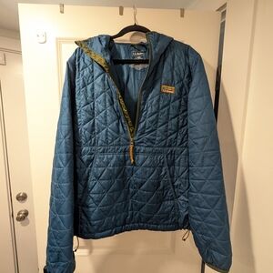 L.L. Bean Men's Blue Quilted Jacket